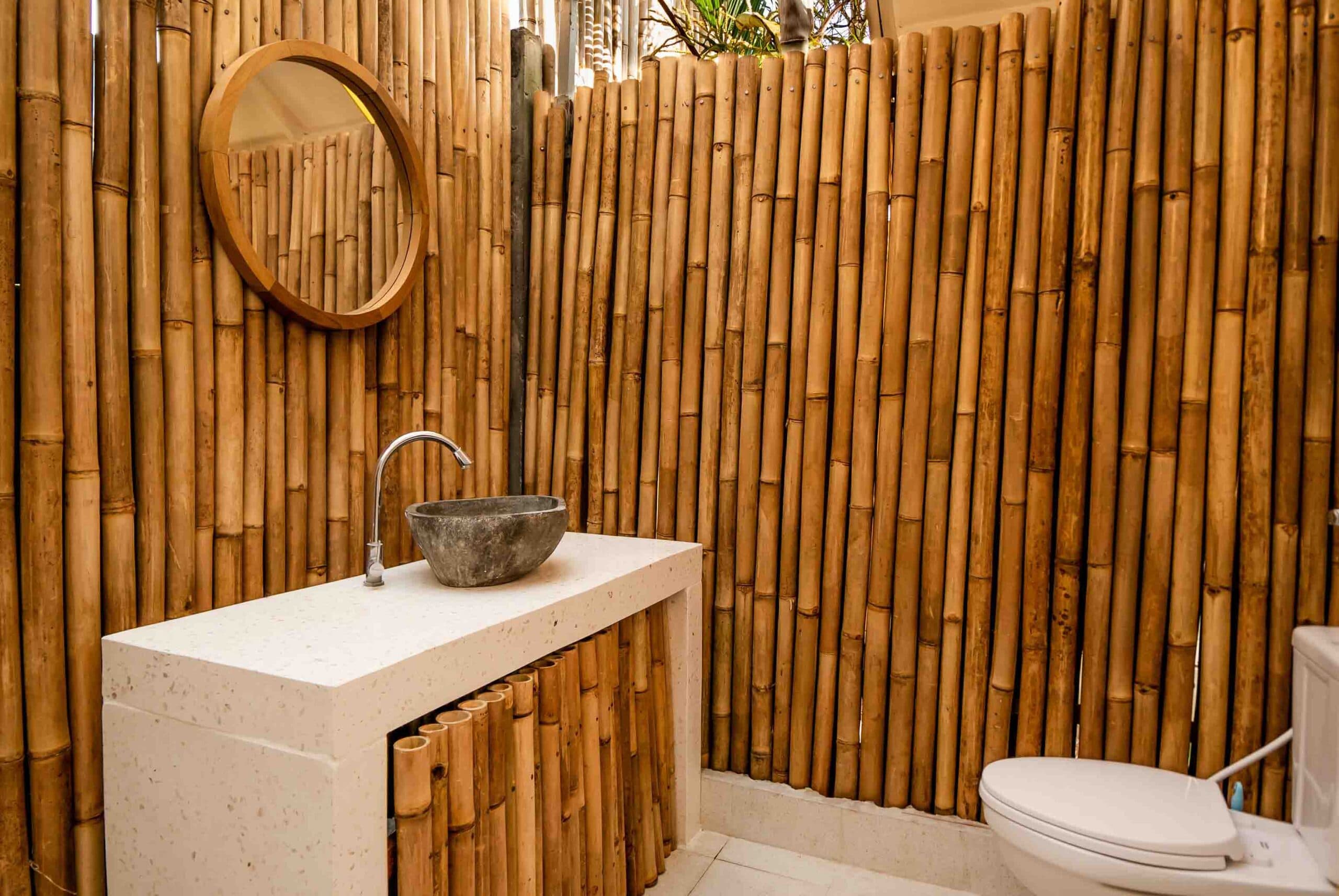 Wooden Cabin Bathroom - Sōleïa Surf Camp Canggu Bali